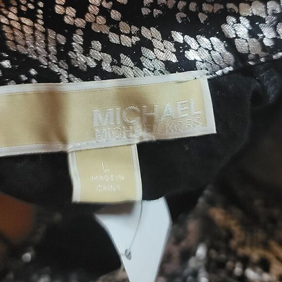 Michael Kors Snake Print Top Size L - Picture 7 of 8